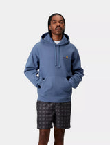 Carhartt WIP - Hooded American Script Sweatshirt - Blue