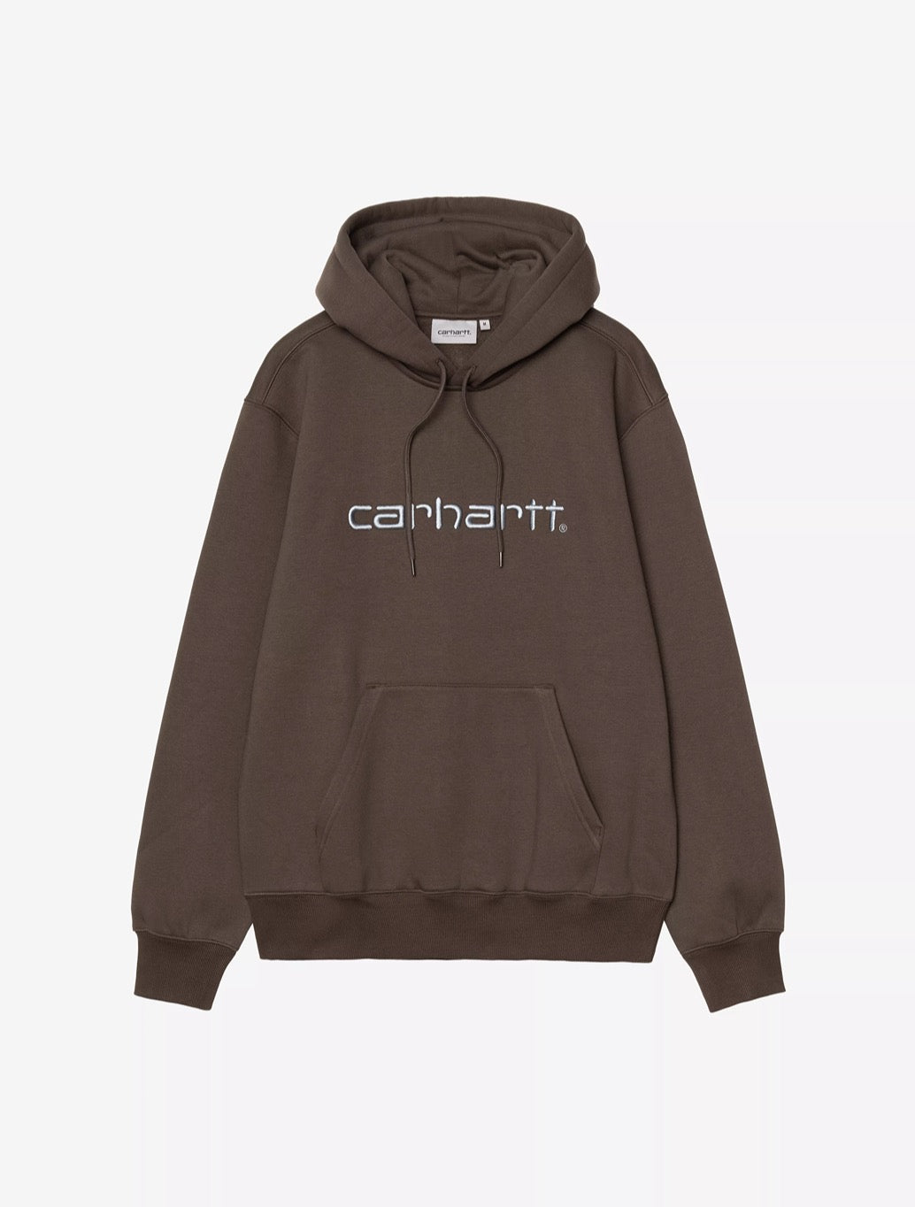 Carhartt WIP - Hooded Carhartt Logo Sweatshirt - Dark Brown