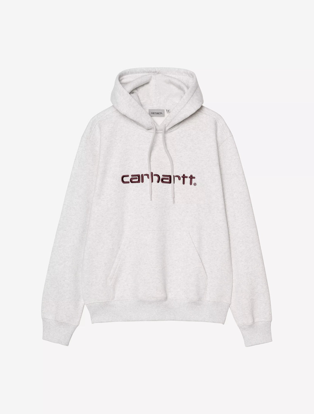 Carhartt WIP - Hooded Carhartt Logo Sweatshirt - Light Grey