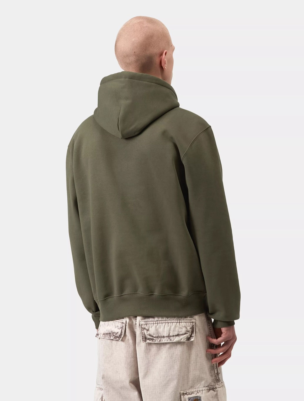 Carhartt WIP - Hooded Carhartt Sweatshirt - Khaki