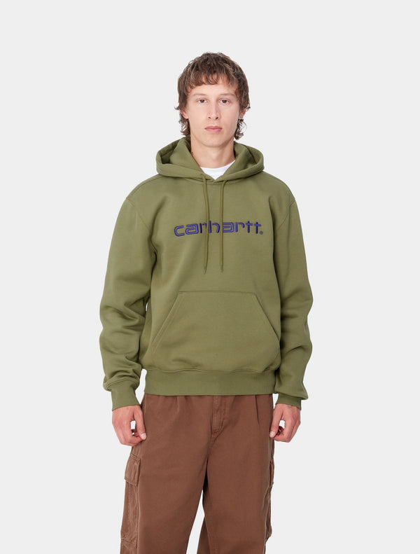 Carhartt WIP - Carhartt Logo Hooded Sweat - Khaki