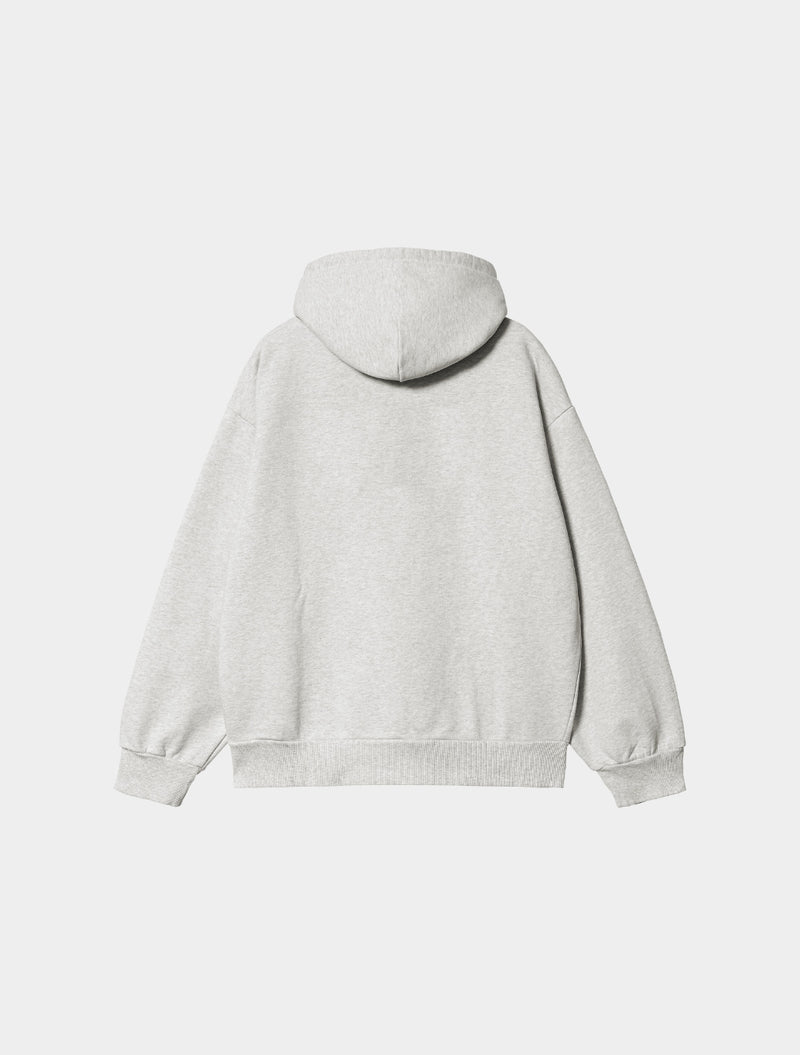 Carhartt WIP - Carhartt Logo Hooded Sweat - Light Grey