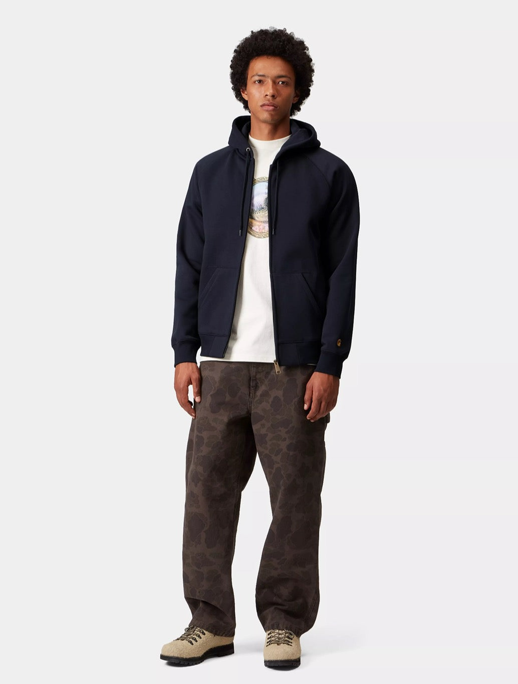 Carhartt WIP - Hooded Chase Jacket - Navy