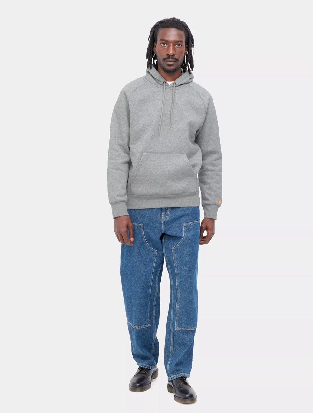 Carhartt WIP - Hooded Chase Sweatshirt - Grey