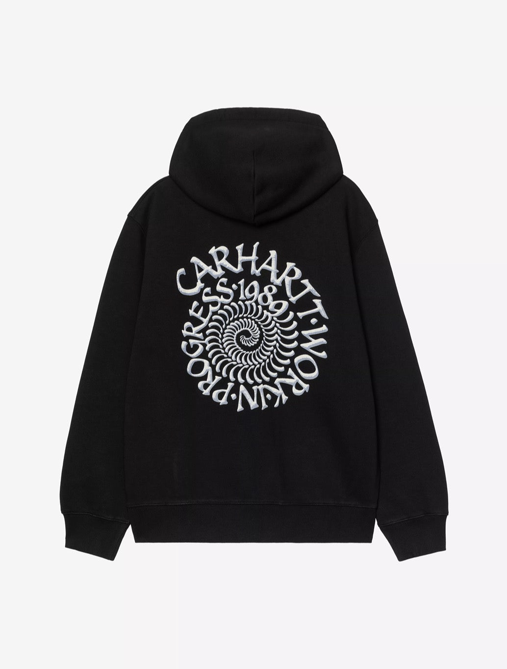 Carhartt WIP Hooded Spiral Sweatshirt in Black