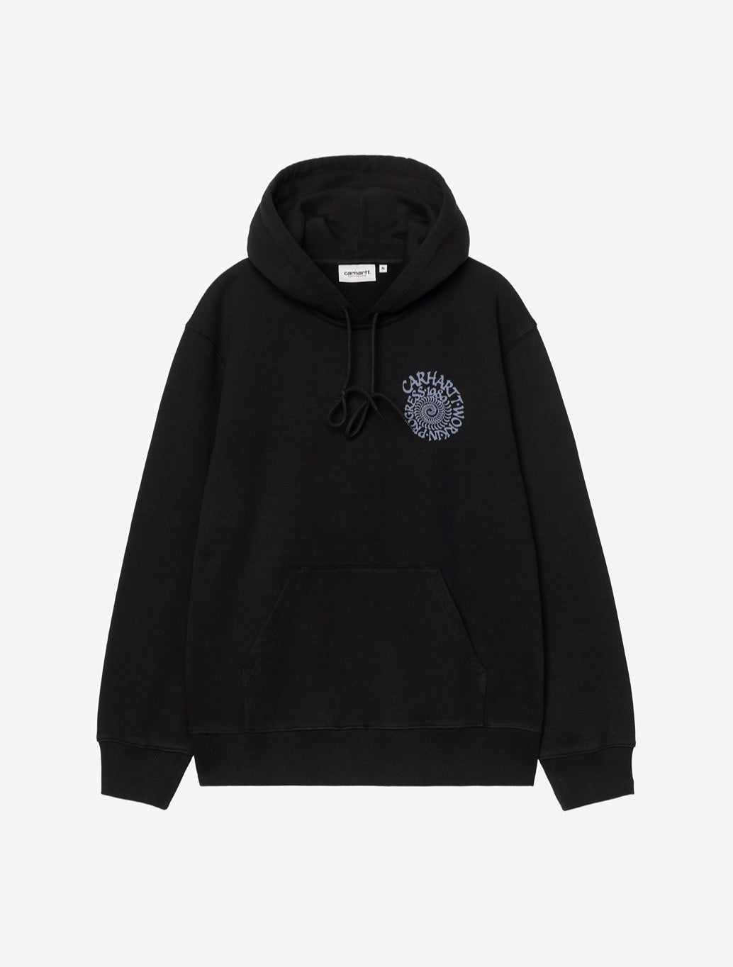 Carhartt WIP Hooded Spiral Sweatshirt in Black