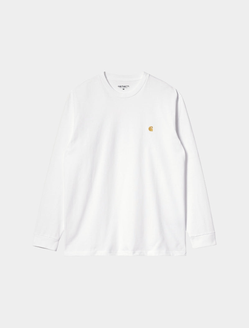 Carhartt WIP - L/S Chase T-Shirt - White