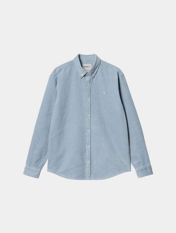 Carhartt WIP - L/S Madison Cord Shirt - Light Blue