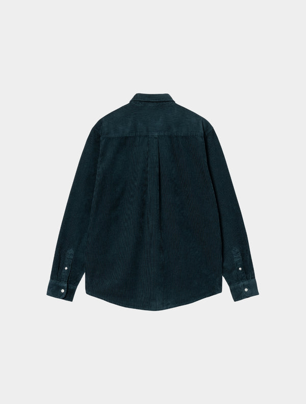 Carhartt WIP - L/S Madison Cord Shirt - Teal