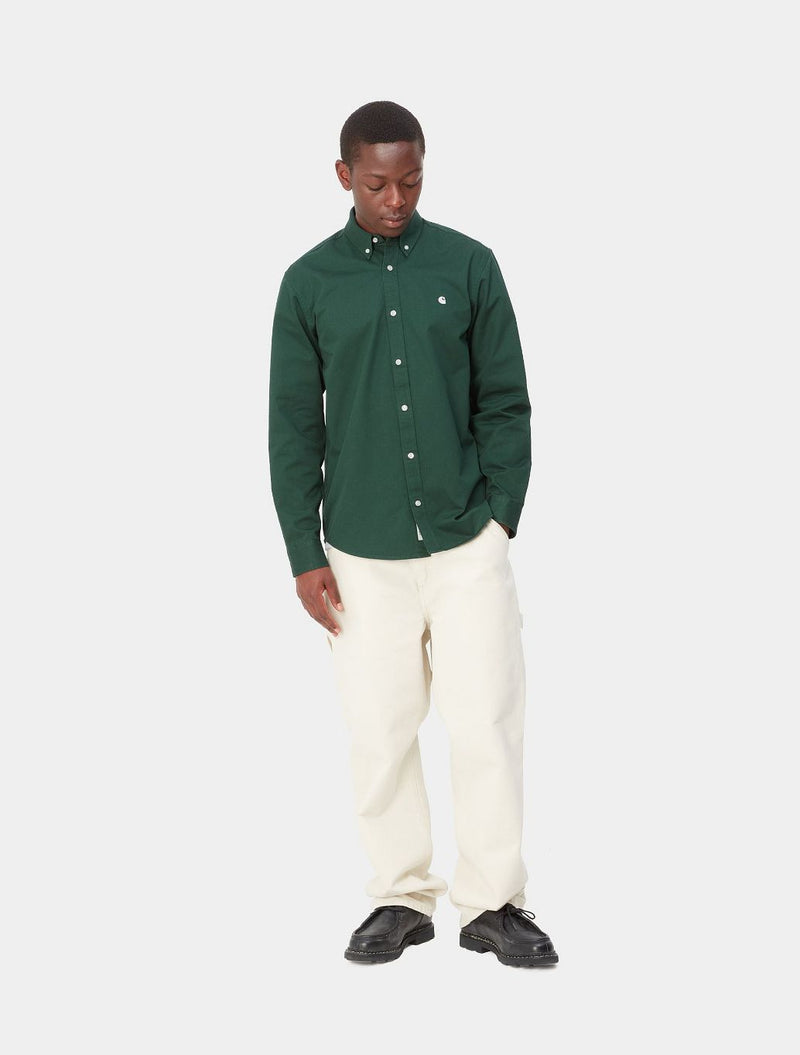 Carhartt WIP - L/S Madison Shirt - Dark Green