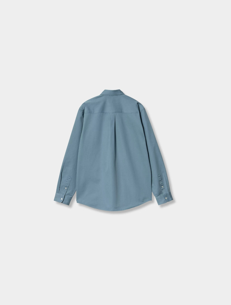 Carhartt WIP - L/S Madison Shirt - Petrol Blue