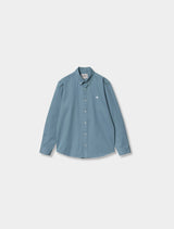 Carhartt WIP - L/S Madison Shirt - Petrol Blue