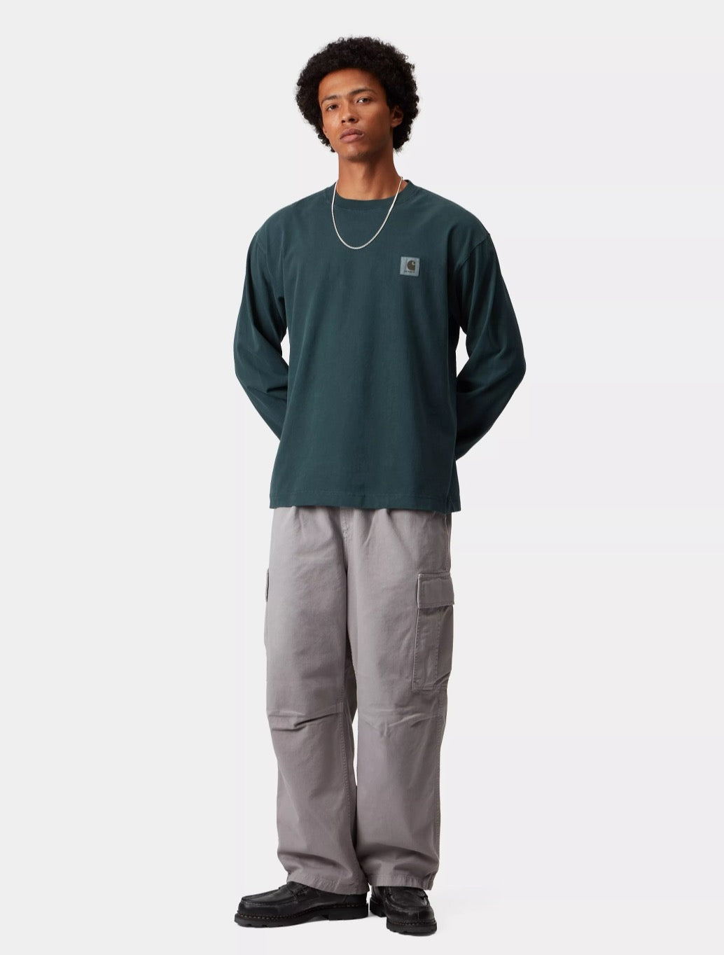 Carhartt WIP - L/S Vista T-Shirt - Teal