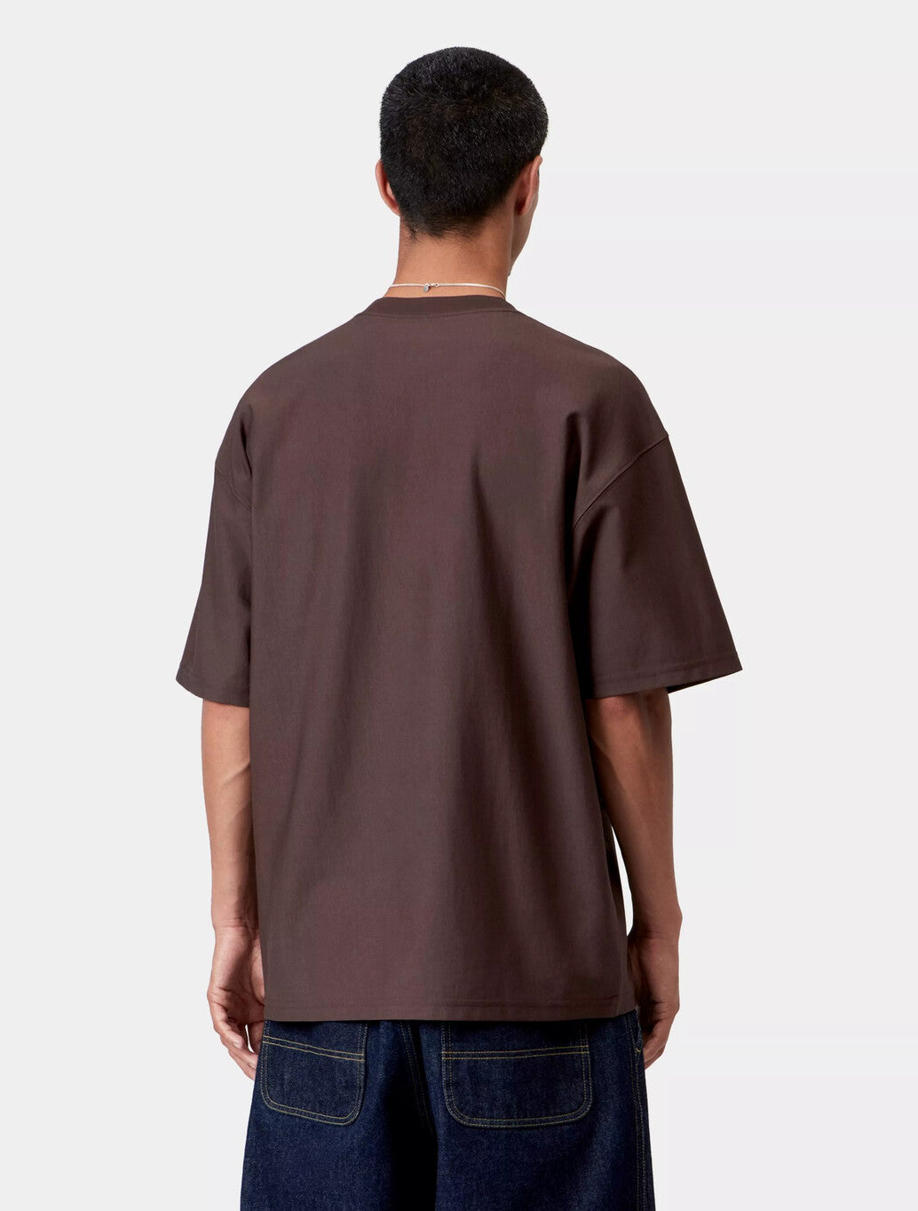Carhartt WIP S/S OG Loose Pocket T-Shirt in Dark Brown