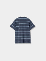 Carhartt WIP - S/S Aiken Pocket T-Shirt - Blue Stripe