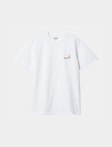 Carhartt WIP - S/S American Script T-Shirt - White