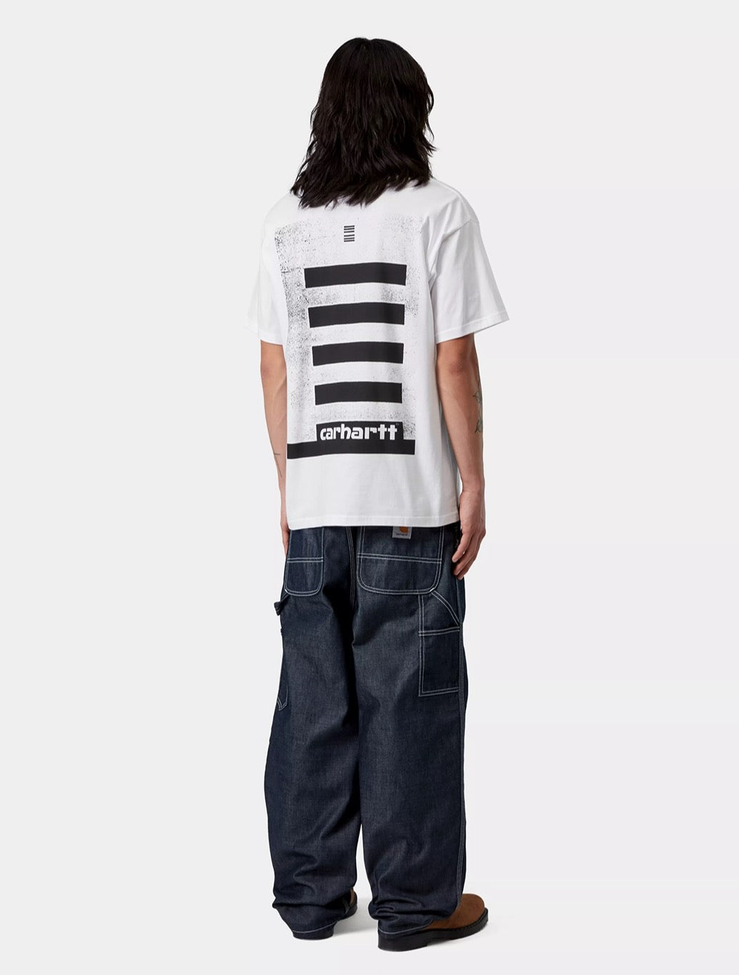 Carhartt WIP - S/S Archive Lines T-Shirt - White