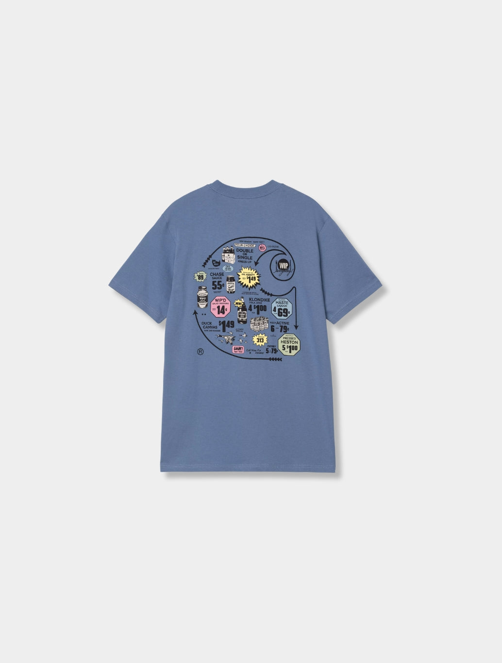 Carhartt WIP - Catalogue C Logo T-Shirt - Blue