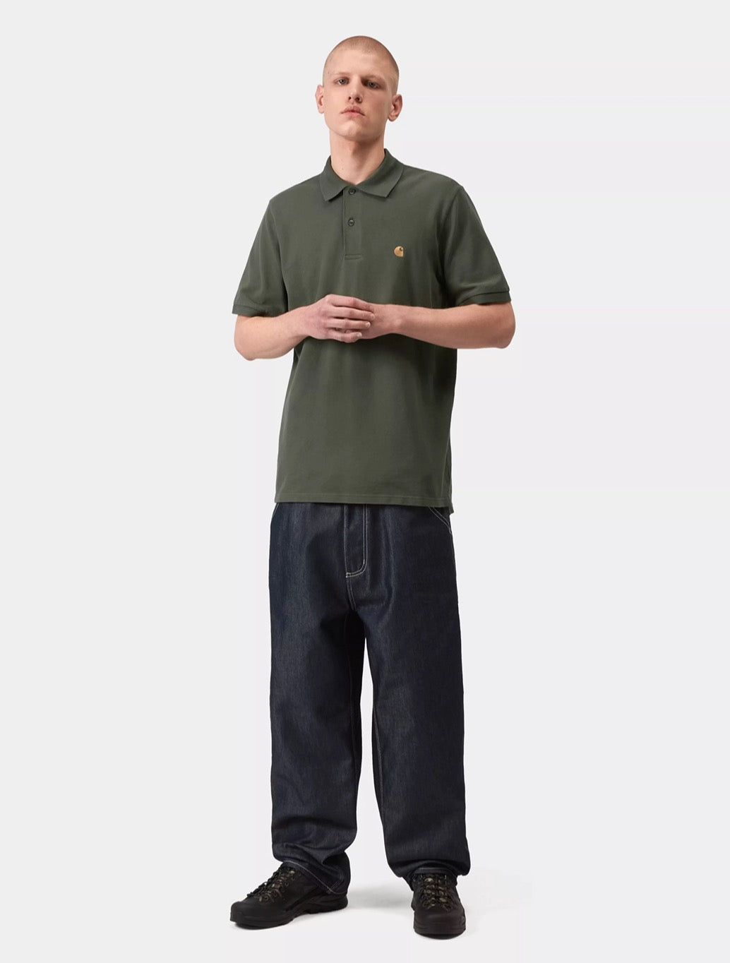 Carhartt WIP - S/S Chase Pique Polo - Khaki