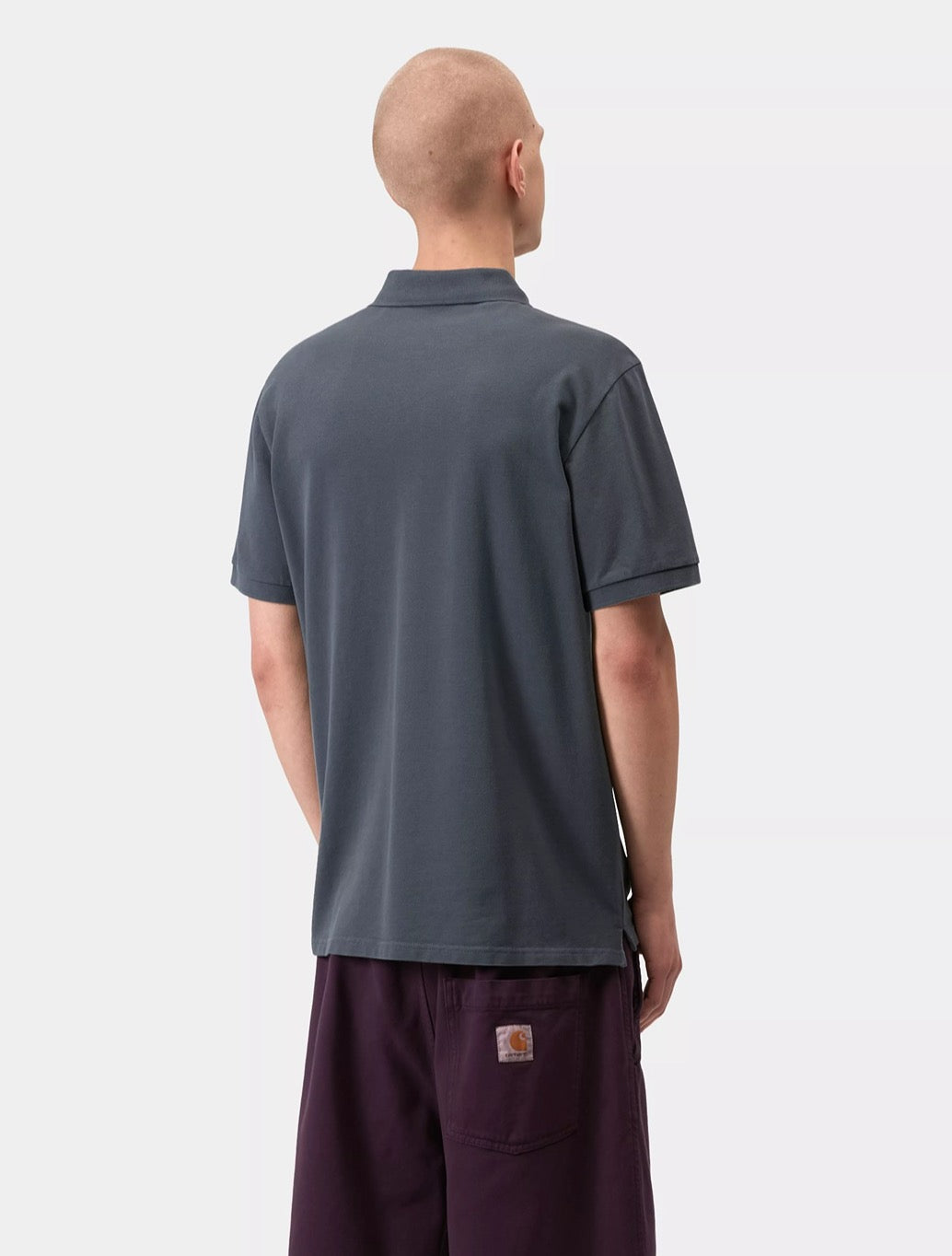 Carhartt WIP - S/S Chase Pique Polo - Petrol Blue
