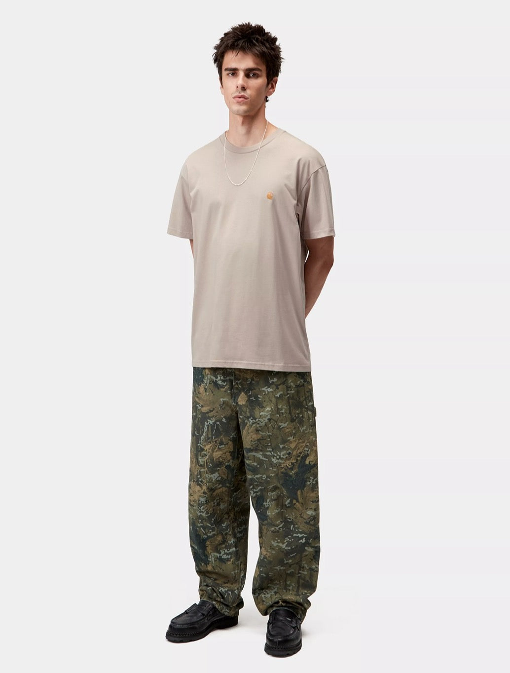Carhartt WIP - S/S Chase T-Shirt - Beige