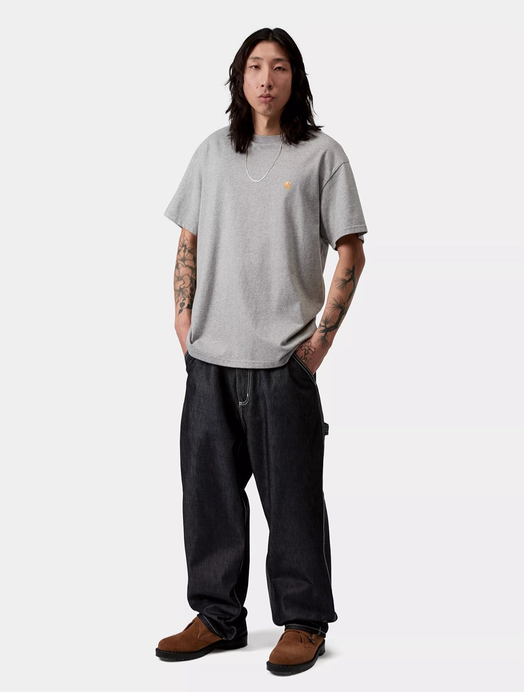 Carhartt WIP - S/S Chase T-Shirt - Dark Grey