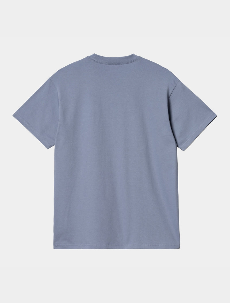 Carhartt WIP - S/S Diagram Script T-Shirt - Storm Blue