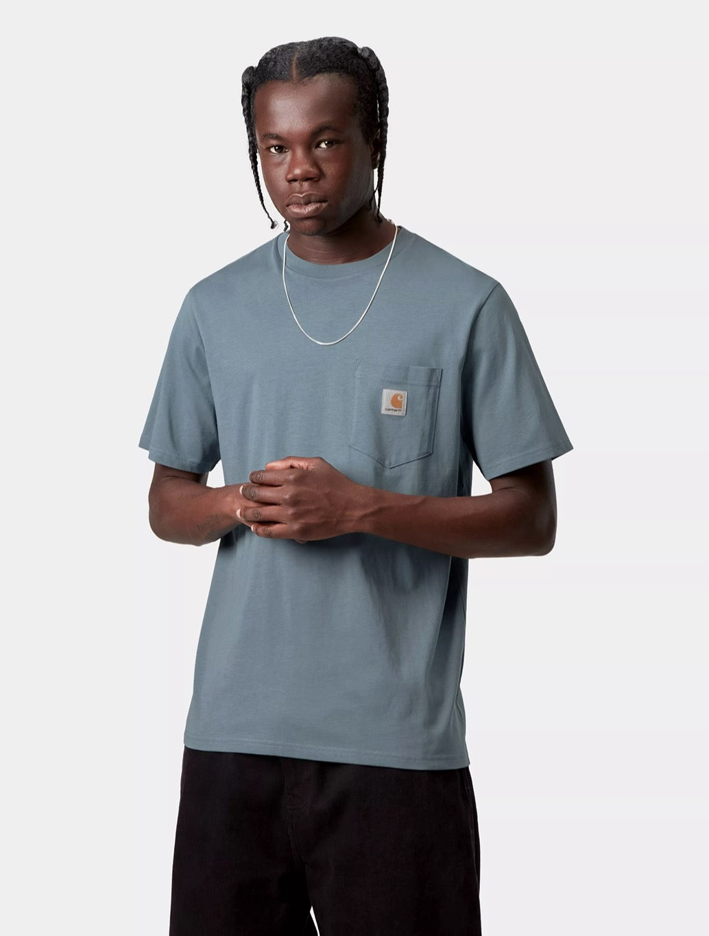 Carhartt WIP - S/S Pocket T-Shirt - Denim Blue