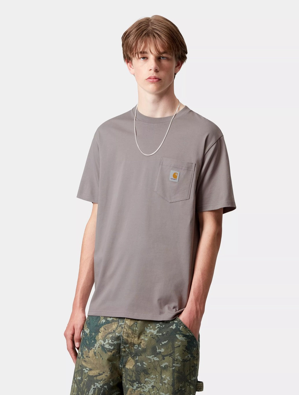 Carhartt WIP - S/S Pocket T-Shirt - Iron