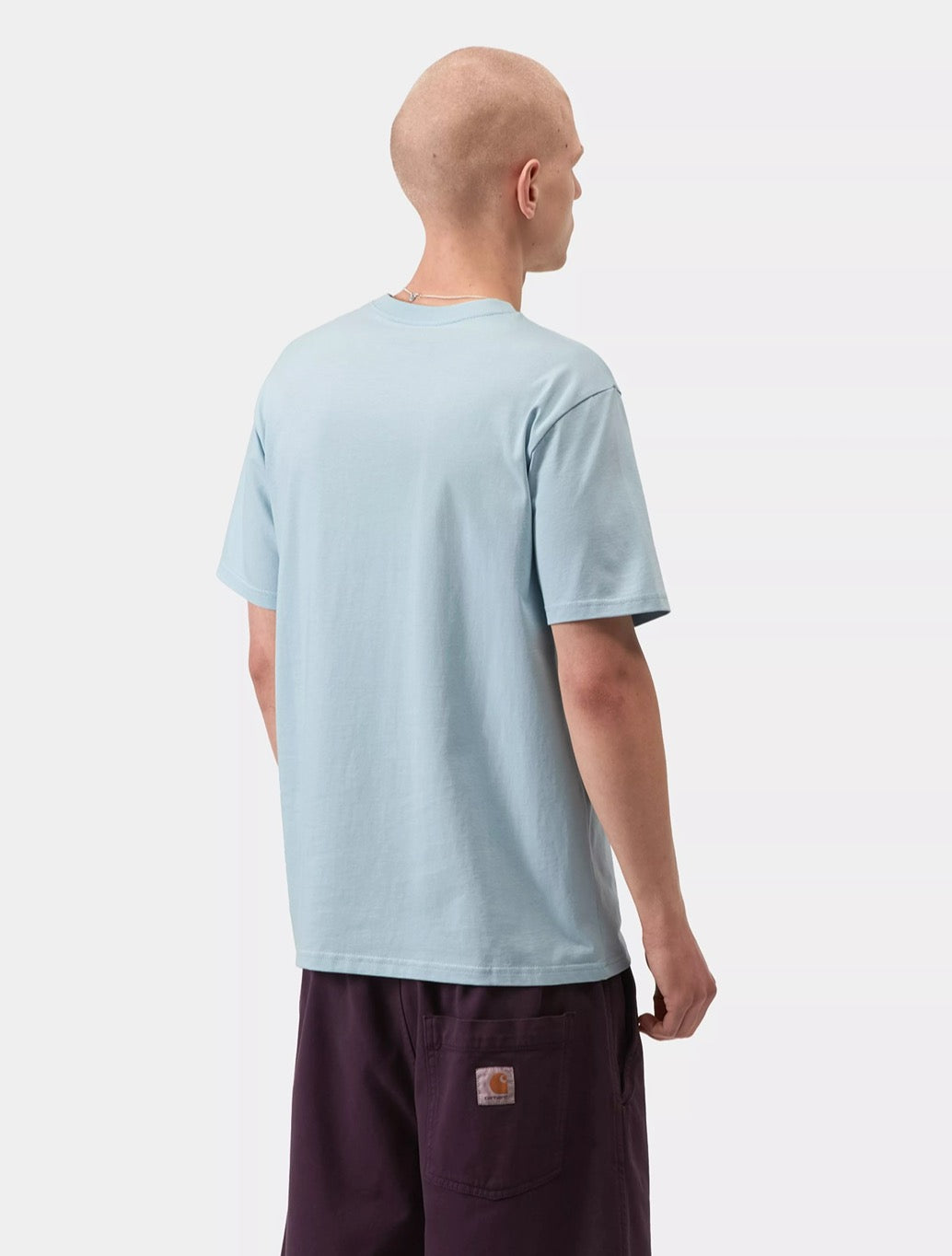 Carhartt WIP - S/S Pocket T-Shirt - Light Blue