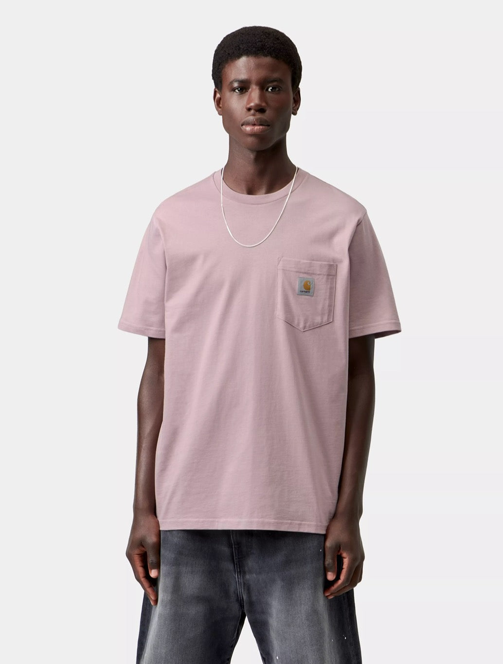 Carhartt WIP - S/S Pocket T-Shirt in Pink