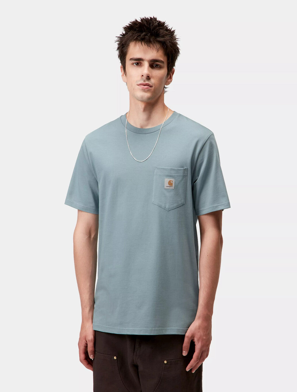 Carhartt WIP - S/S Pocket T-Shirt in Storm Blue