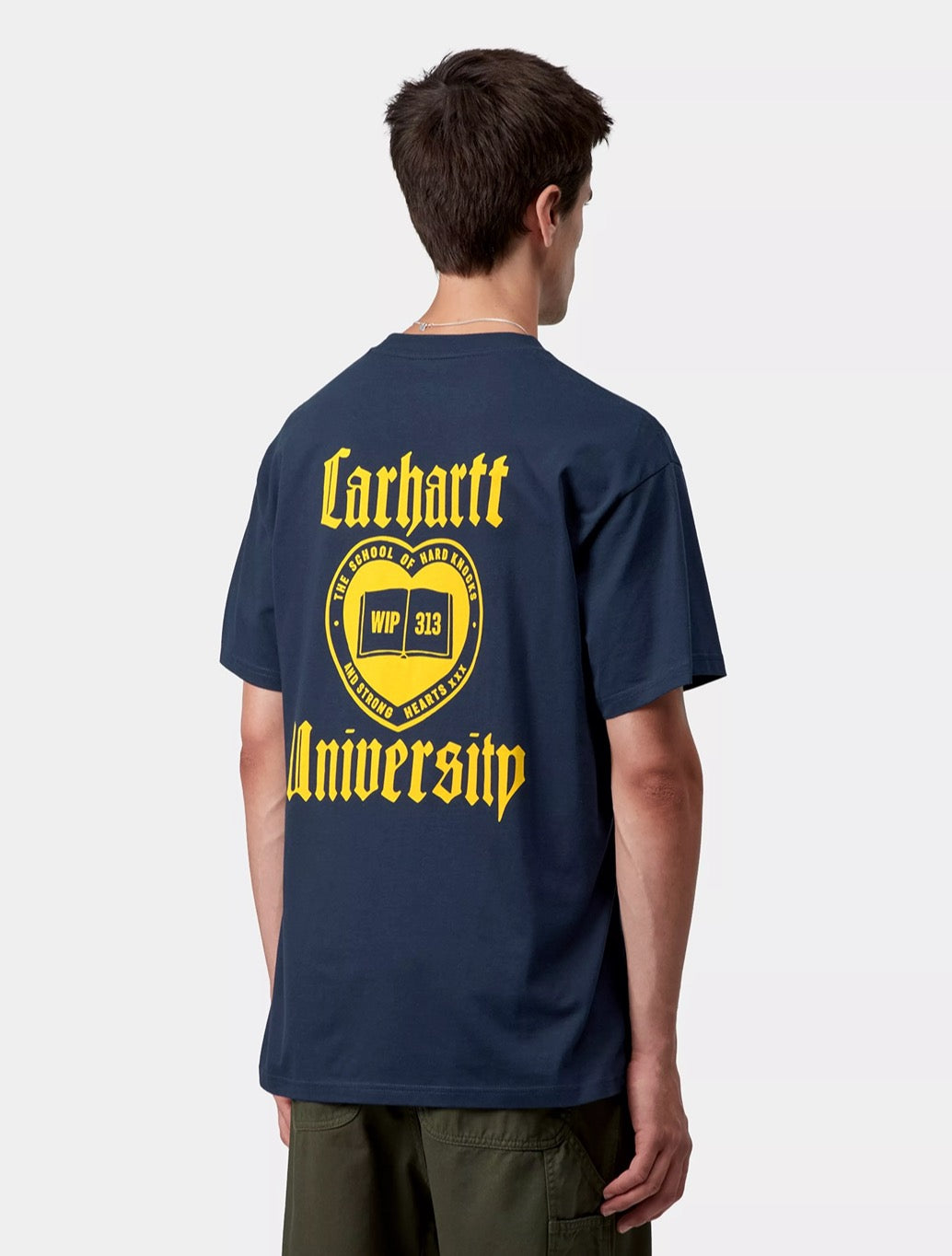 Carhartt WIP - S/S Schooling T-Shirt - Navy