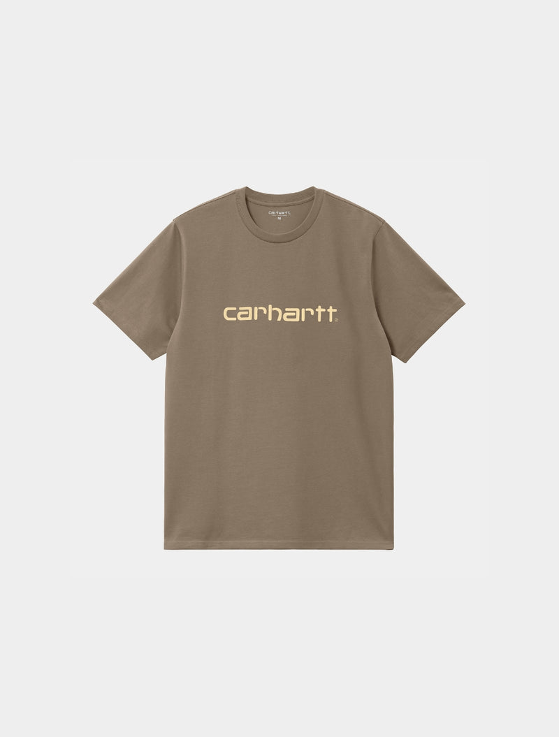 Carhartt WIP - Script Logo T-Shirt - Brown