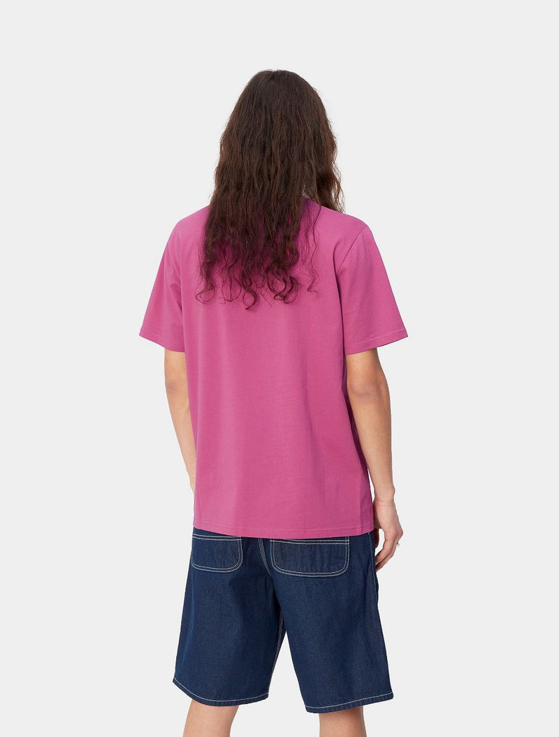 Carhartt WIP - Script Logo T-Shirt - Pink