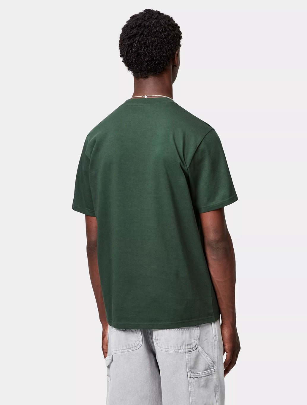 Carhartt WIP - S/S Script T-Shirt - Dark Green