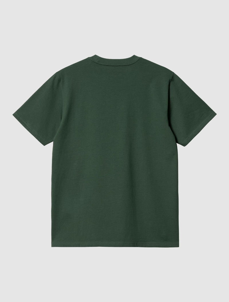 Carhartt WIP - Script Logo T-Shirt - Dark Green