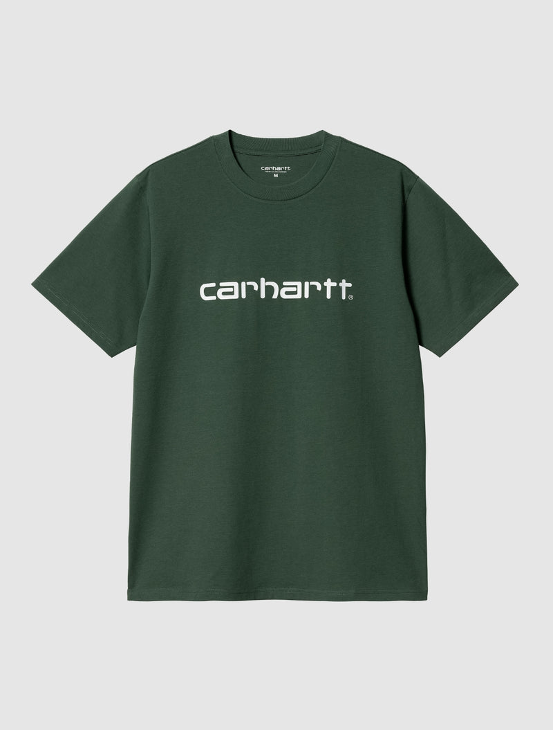 Carhartt WIP - Script Logo T-Shirt - Dark Green