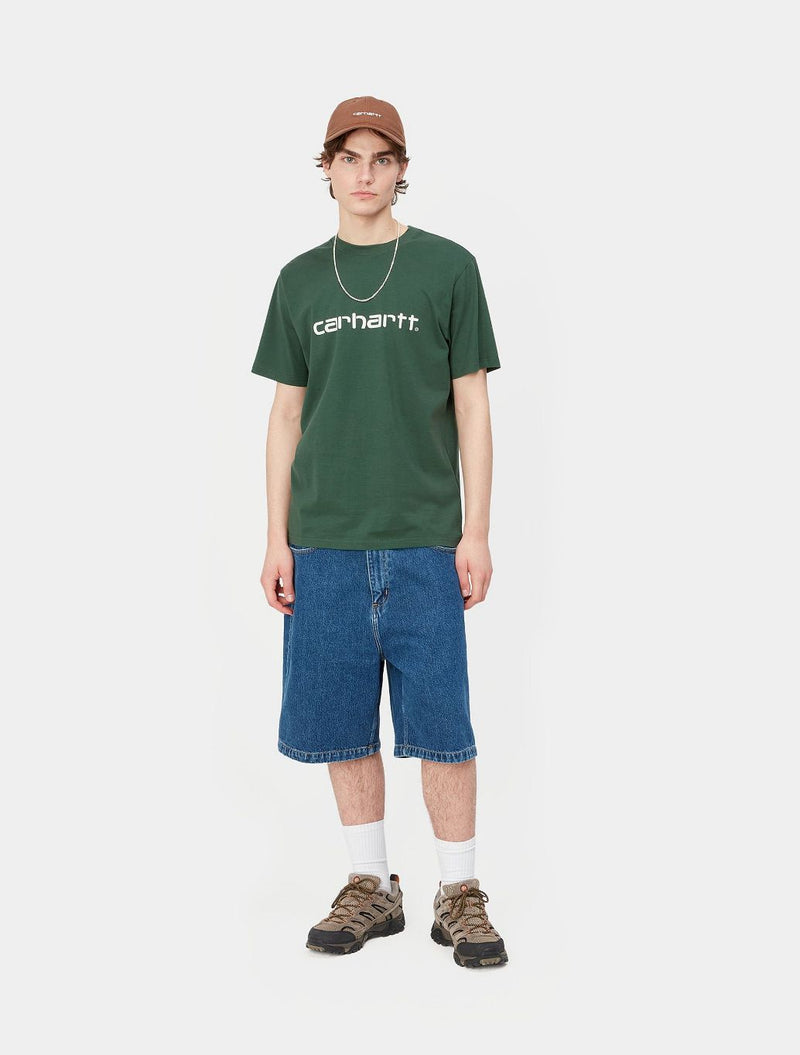 Carhartt WIP - Script Logo T-Shirt - Dark Green