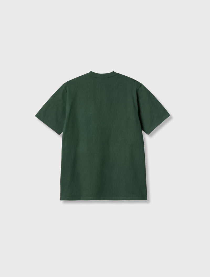 Carhartt WIP - S/S University Script Logo T-Shirt - Dark Green