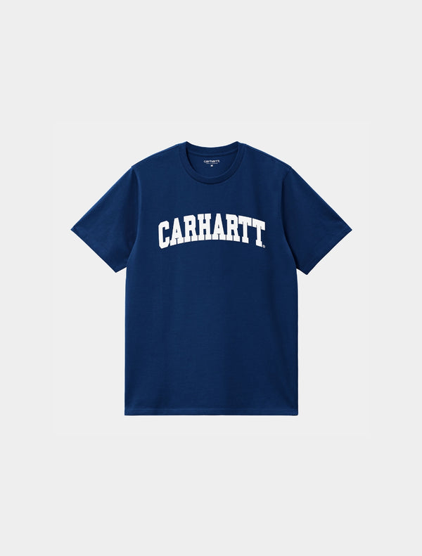 Carhartt WIP - University Script Logo T-Shirt - Dark Blue