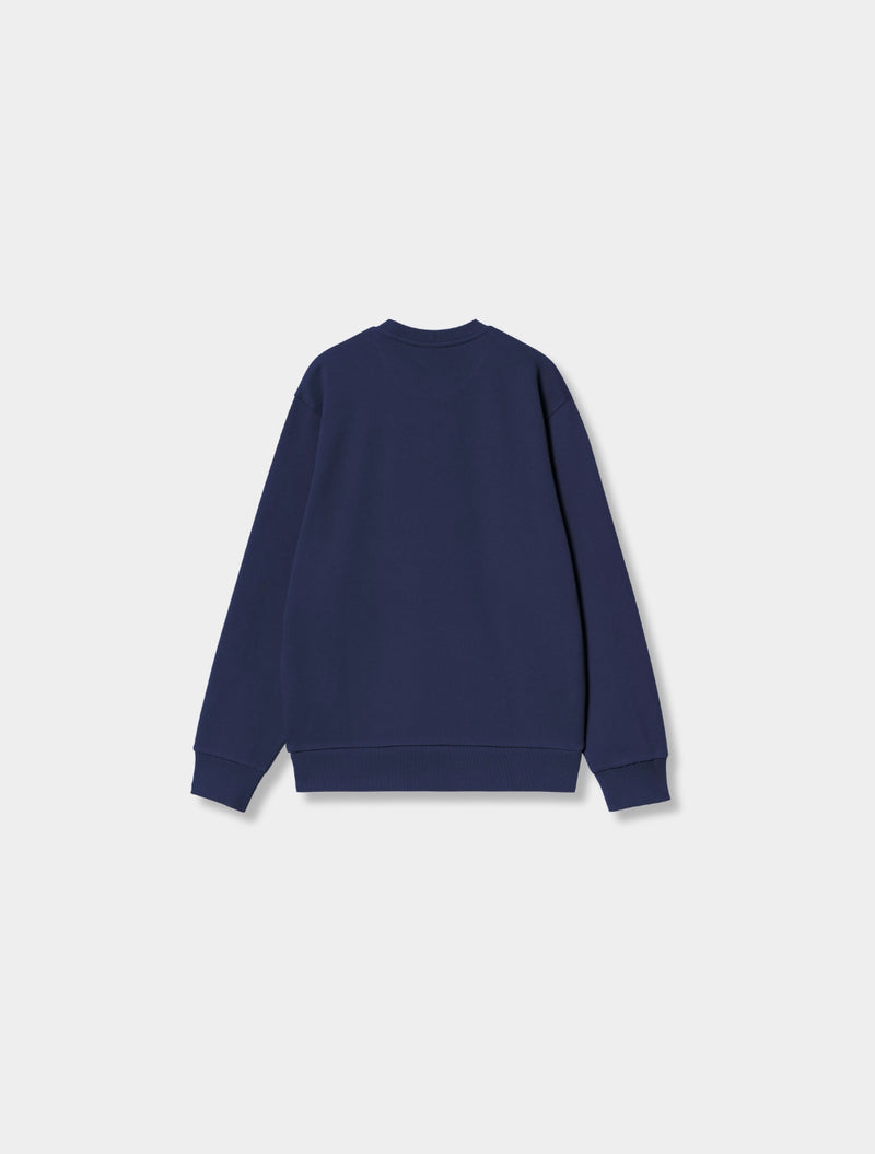 Carhartt WIP - Script Embroidery Sweatshirt - Navy