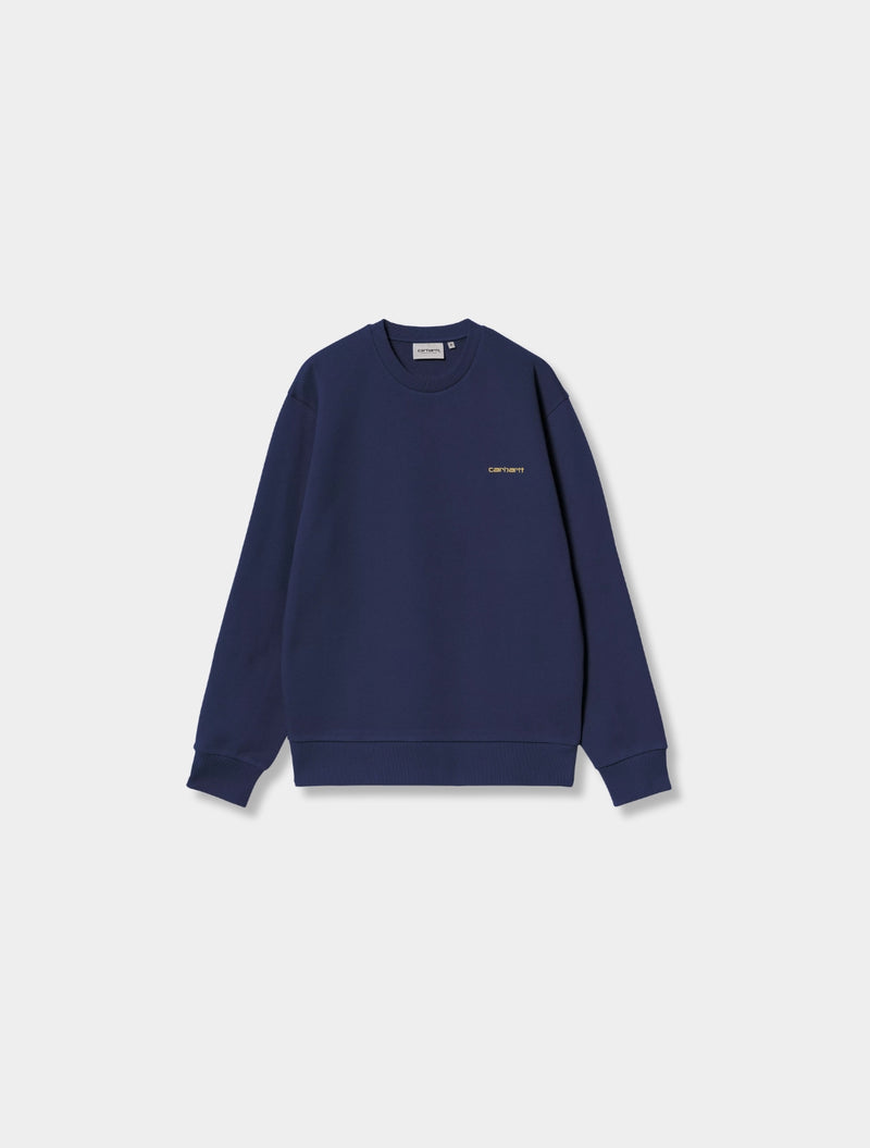 Carhartt WIP - Script Embroidery Sweatshirt - Navy