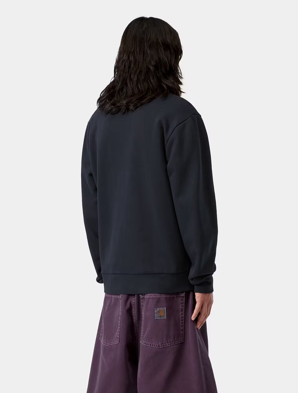 Carhartt WIP - Script Embroidery Sweatshirt - Navy