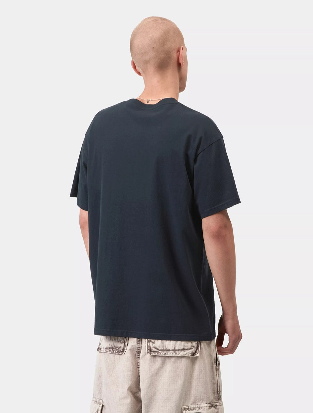 Carhartt WIP - S/S Script Embroidery T-Shirt - Navy