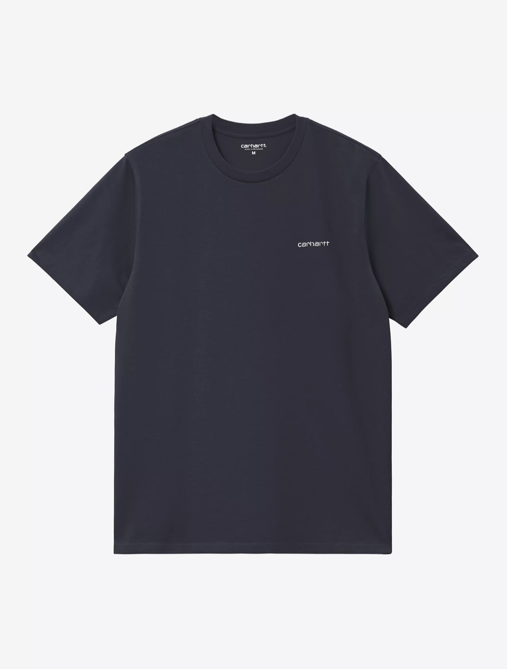 Carhartt WIP S/S Script Embroidery T-Shirt in Navy