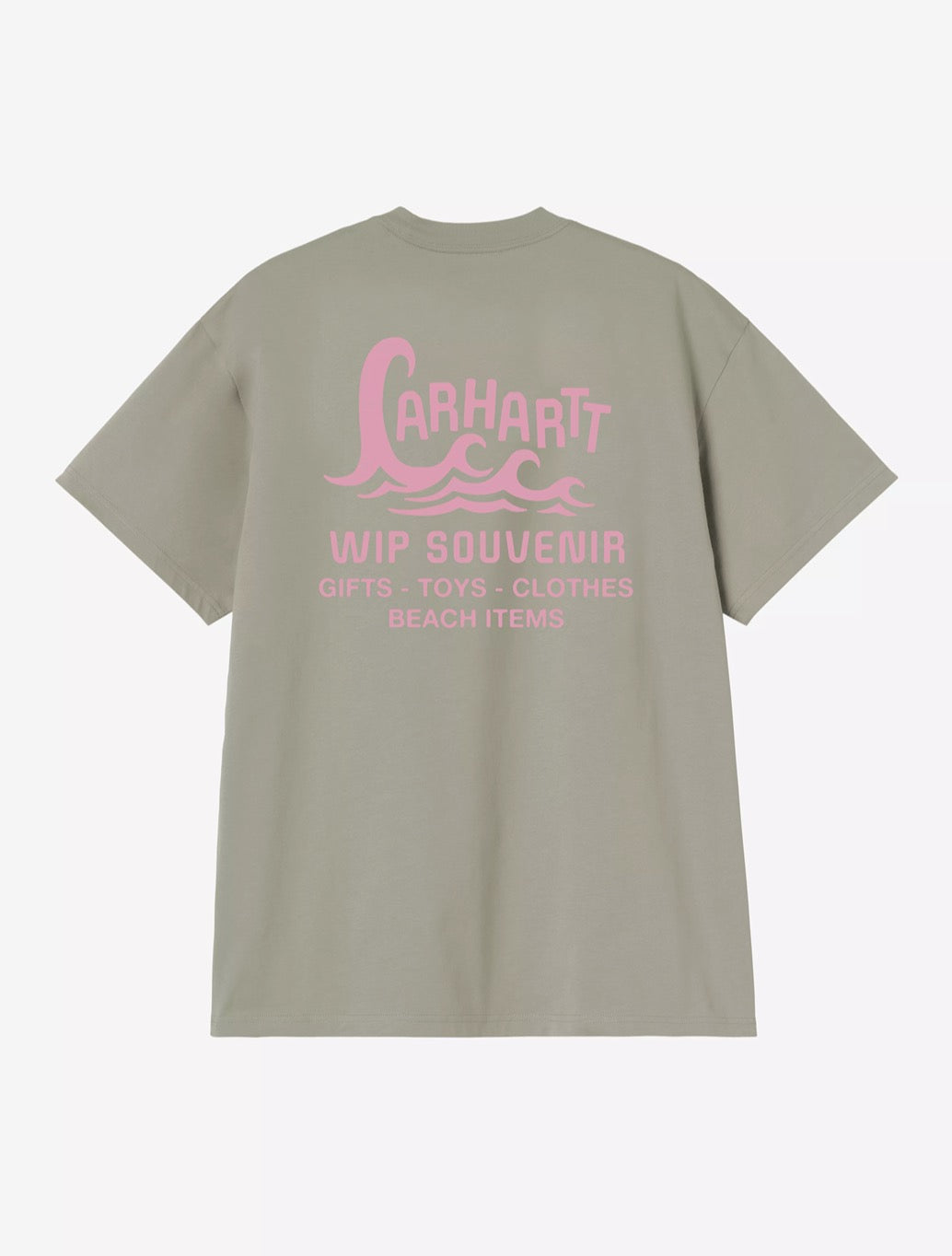 Carhartt WIP Waves T-Shirt in Light Khaki