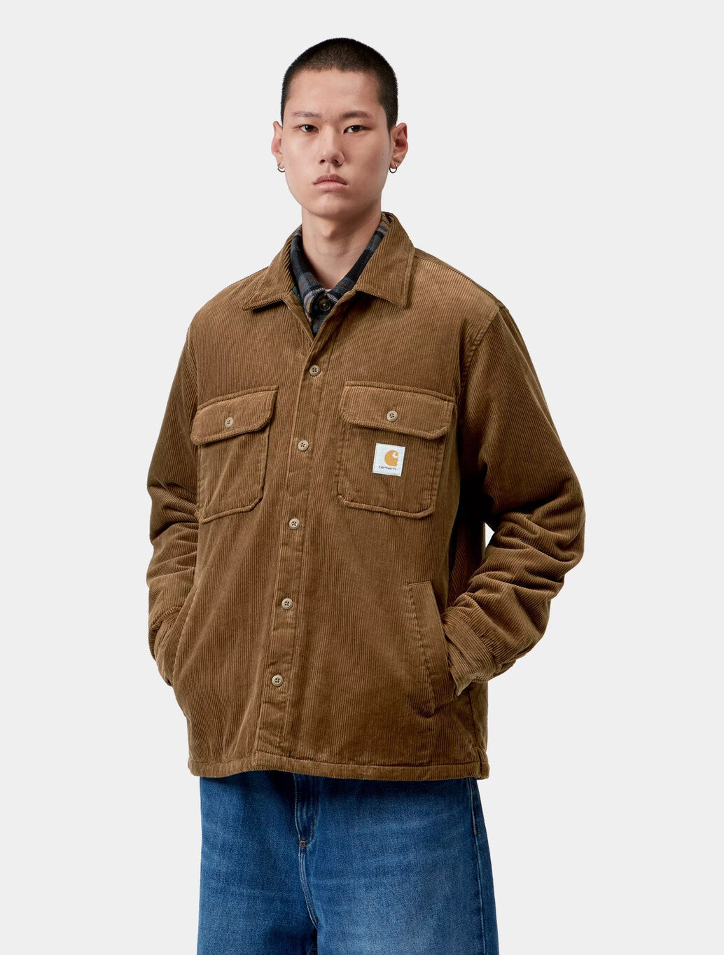 Carhartt WIP Whitsome Shirt Jacket in WIP H Brown