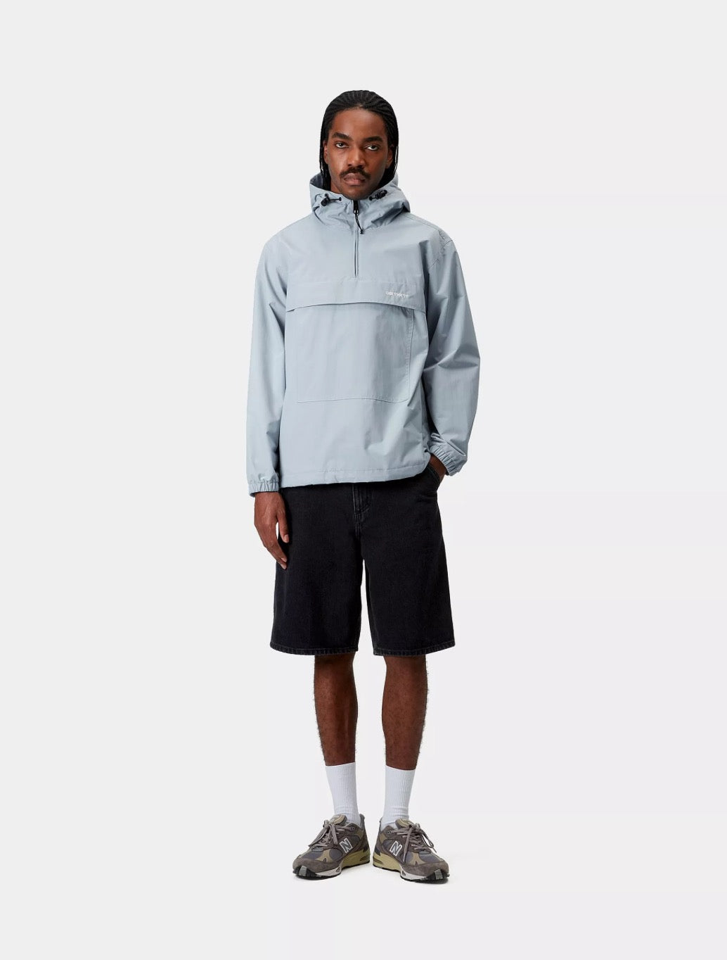 Carhartt WIP - Pullover Windbreaker Jacket - Light Blue