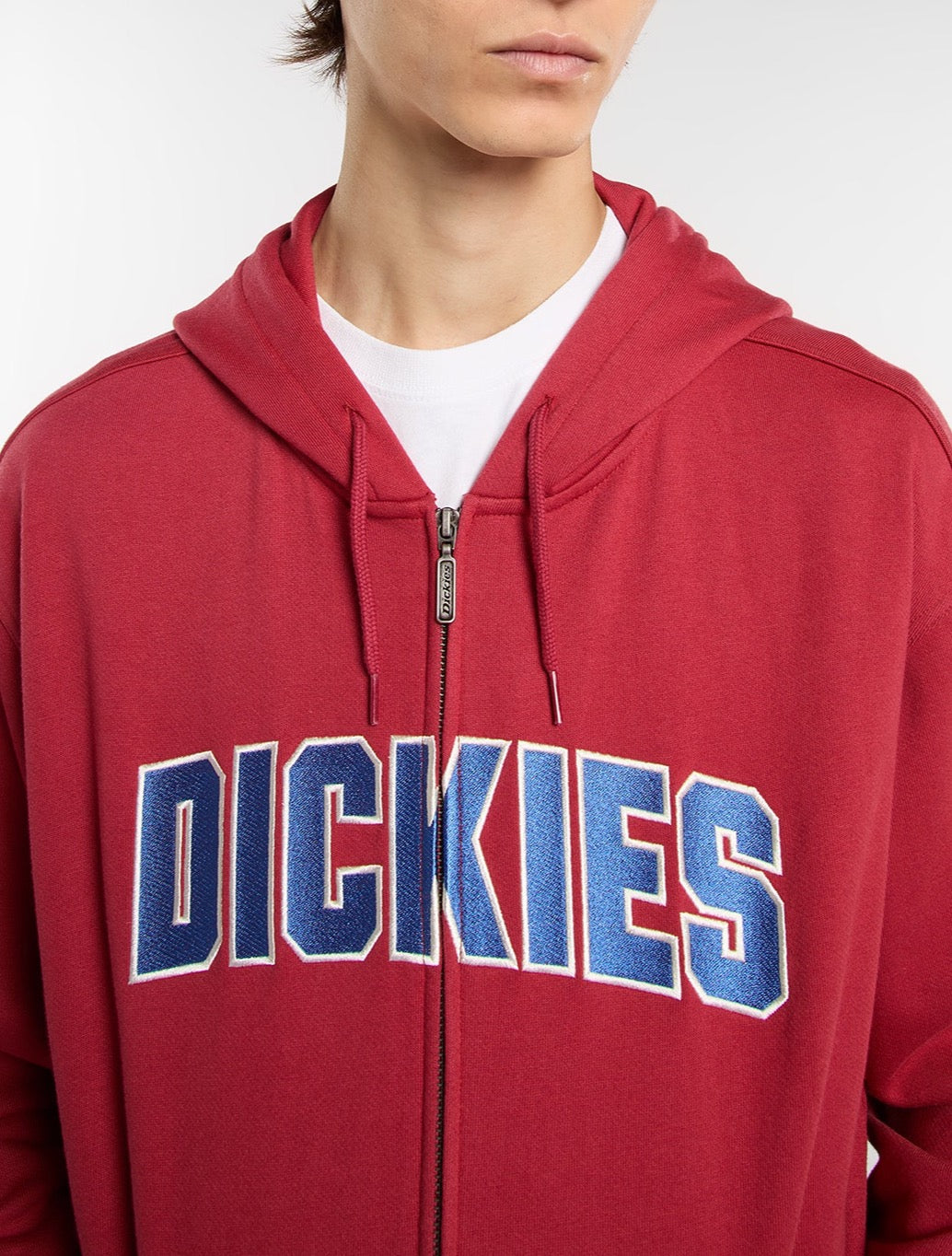 Dickies - Aitkin Zip Pullover Hoodie - Red